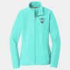 Women's Heather Microfleece Full Zip Jacket Thumbnail